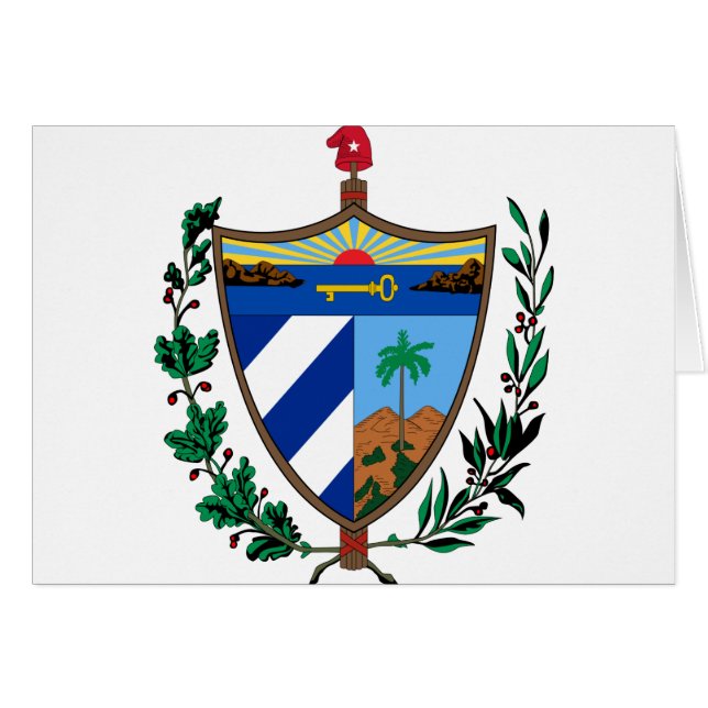 armoiries de cuba (Devant horizontal)