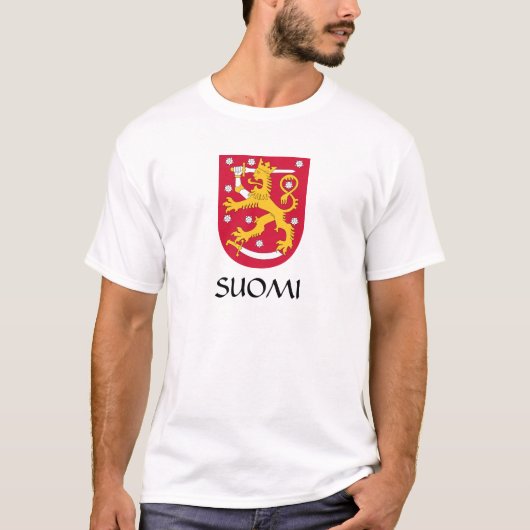 Armoiries de Finlande Suomi T-Shirt (Devant)