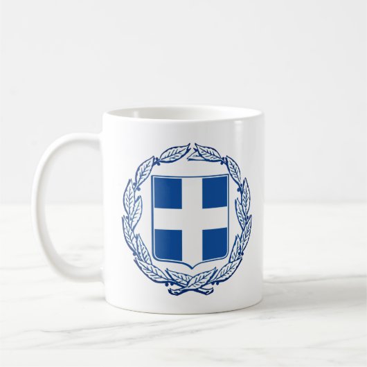 Armoiries de Grèce Mug de café (Gauche)