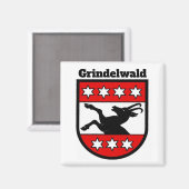 Armoiries de Grindelwald, Suisse Magnet (Recto/Verso)