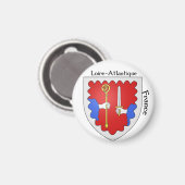 Armoiries de la Loire, France Magnet (Recto/Verso)
