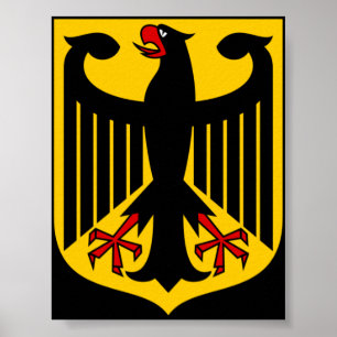 Armoiries de l'Allemagne Poster