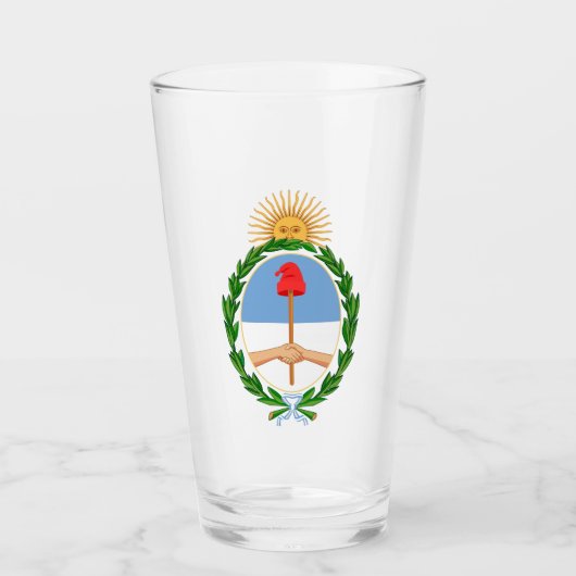 Armoiries de l'Argentine Verre (Devant)