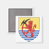 Armoiries de l'Islande 1262 Aimant de la Républiqu (Recto/Verso)