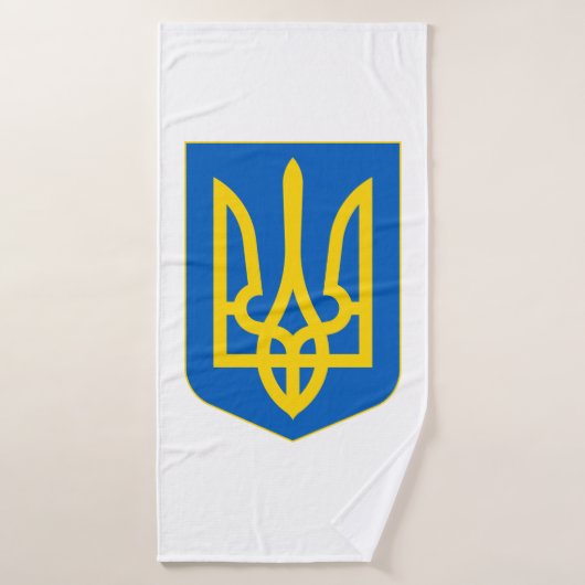 Armoiries de l'Ukraine (Serviette de bain)