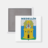 Armoiries de Medellín, Colombie Magnet (Recto/Verso)