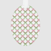 Armoiries de monogramme de Noël de léopard Preppy  (dos)