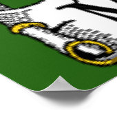 Armoiries de Mooney Affiche du drapeau Imprimer (Coin)