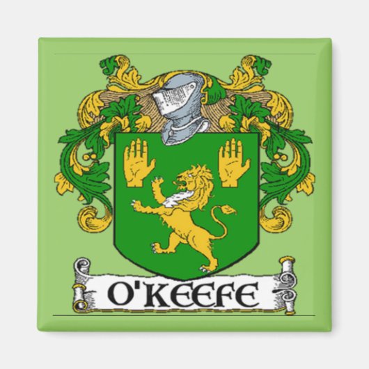 Armoiries de O'Keefe Magnet (Devant)