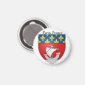 Armoiries de Paris, France Magnet (Recto/Verso)