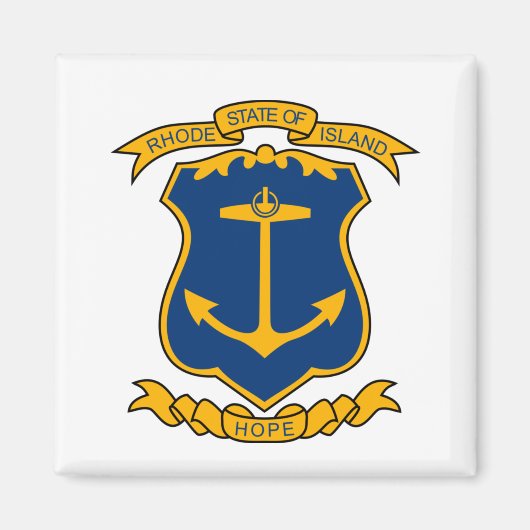 Armoiries de Rhode Island Magnet (Devant)