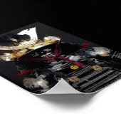 Armoiries de Shogun Samurai Poster Wall Art (Coin)