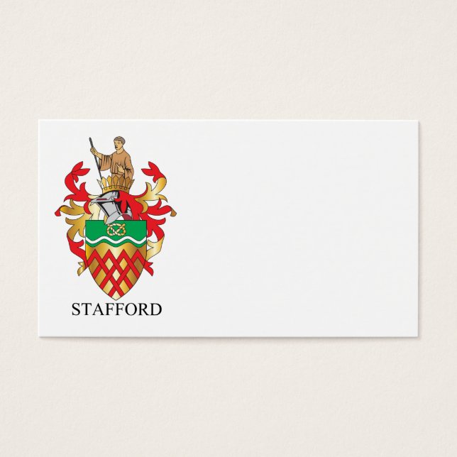 Armoiries de Stafford (Devant)