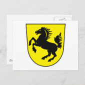 Armoiries de Stuttgart Carte postale (Devant / Derrière)