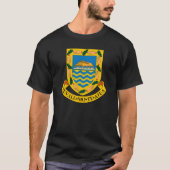 Armoiries de Tuvalu T-shirt noir (Devant)