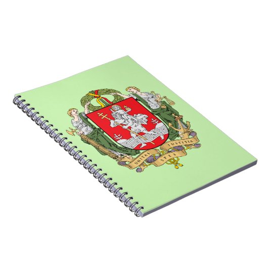 Armoiries de Vilnius, Lituanie Carnet (Côté Droit)