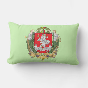 Armoiries de Vilnius, Lituanie Lumbar Coussin