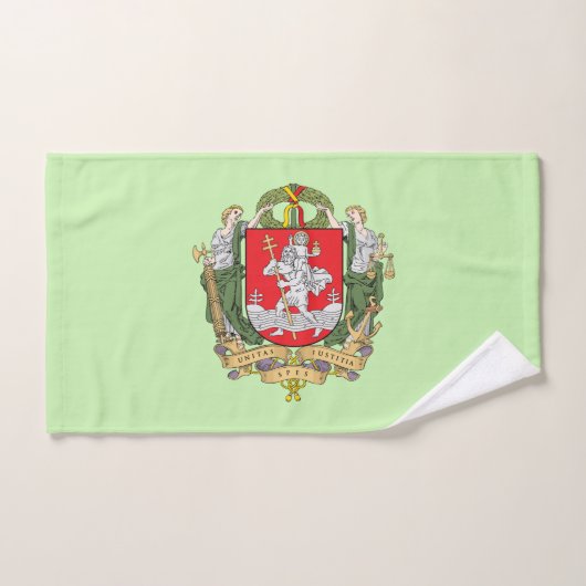 Armoiries de Vilnius, Lituanie Serviette à main (Serviette à main)