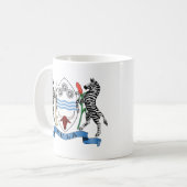 Armoiries du Botswana Mug de café (Devant gauche)