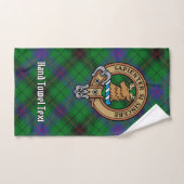 Armoiries du Clan Davidson sur tartan (Serviette à main)
