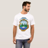 Armoiries du Costa Rica T-shirt (Devant entier)