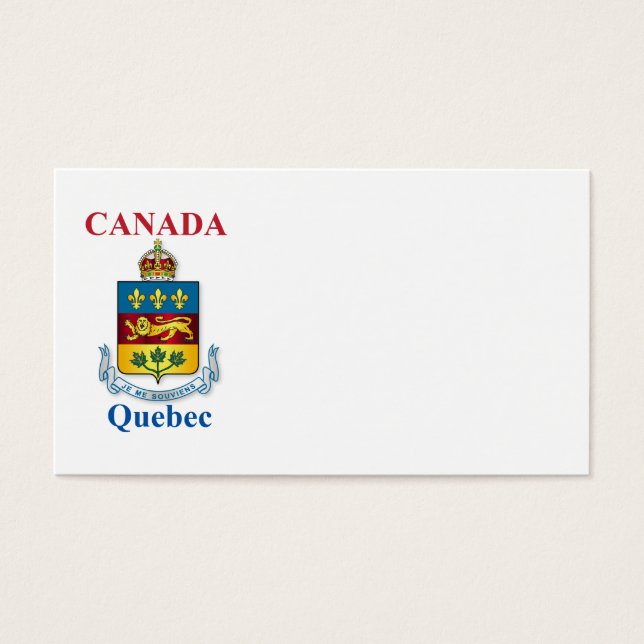 Armoiries du Québec (Devant)