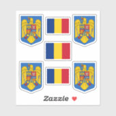 Armoiries roumaines et autocollant (Feuille)