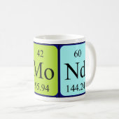 Armond nom de table périodique mug (Devant droit)