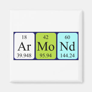 Armond periodieke lijstnaam magnet magneet