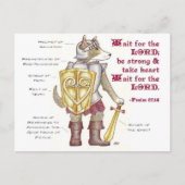 Armor de la carte postale Inspirationnelle de Dieu (Devant)