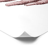 Armor Gauntlet die een uniek oud Afbeelding met sl Poster (Hoek)