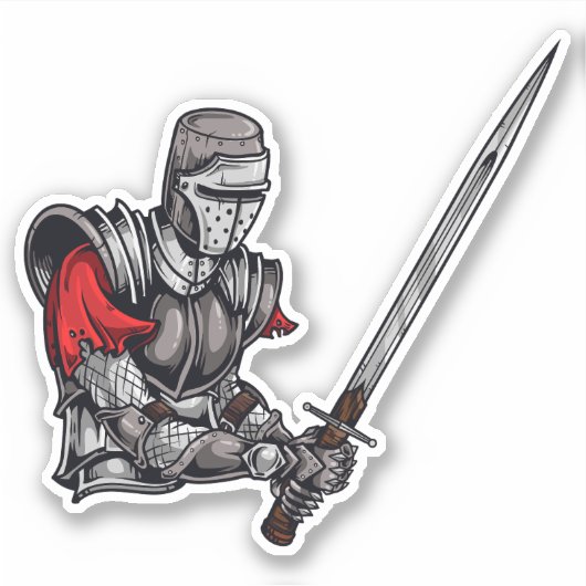 Armor knight sticker (Voorkant)