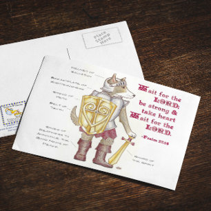 Armor of God Inspirerend Briefkaart