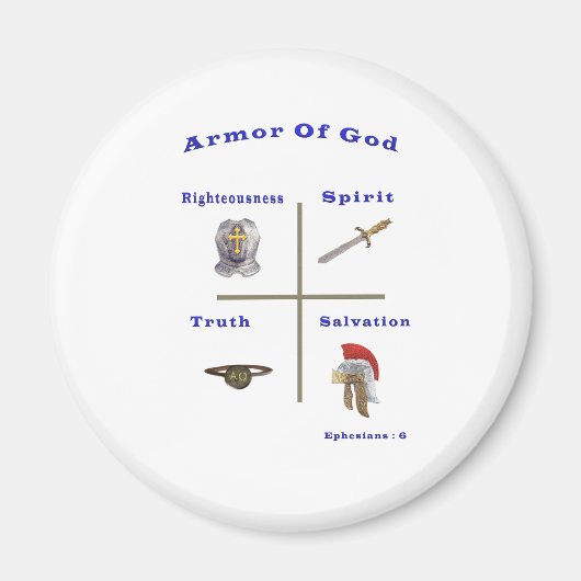 Armor of God Magneet (Voorkant)
