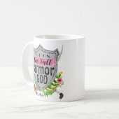 Armor of God Roze Koffiemok (Voorkant links)
