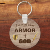 Armor of God Shield & Sword Scripting Sleutelhange Sleutelhanger (Voorkant)