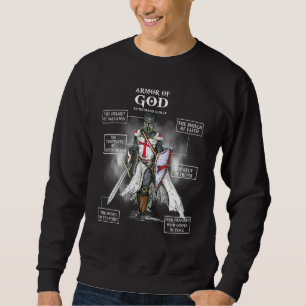 Armor van God Bijbel Verse Cool voor Religieuze Ch Trui