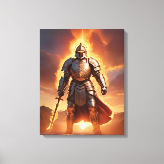 Armor van God Canvas Afdruk (Voorkant)