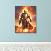 Armor van God Canvas Afdruk (Insitu (Houten vloer))