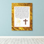 Armor van God Canvas Afdruk (Insitu (Houten vloer))