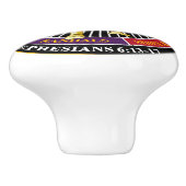 Armor van God Keramische Knop (Zijkant)