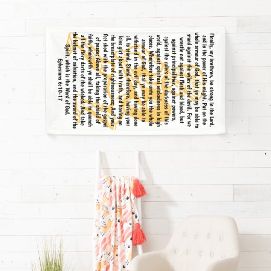 Armor van God Spandoek (Insitu)