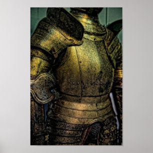 Armor van Medieval Knight Poster