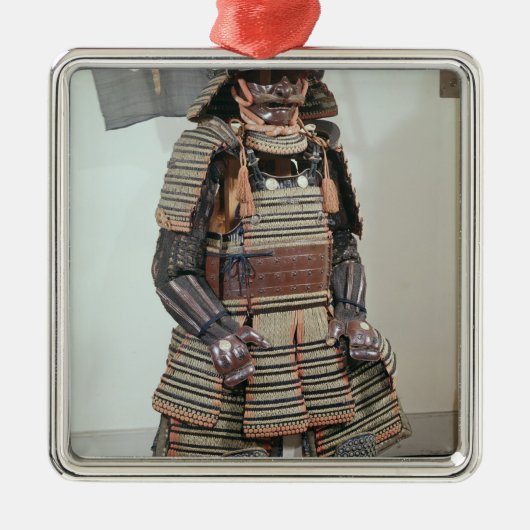 Armor van Samurai Warrior Metalen Ornament (Voorkant)