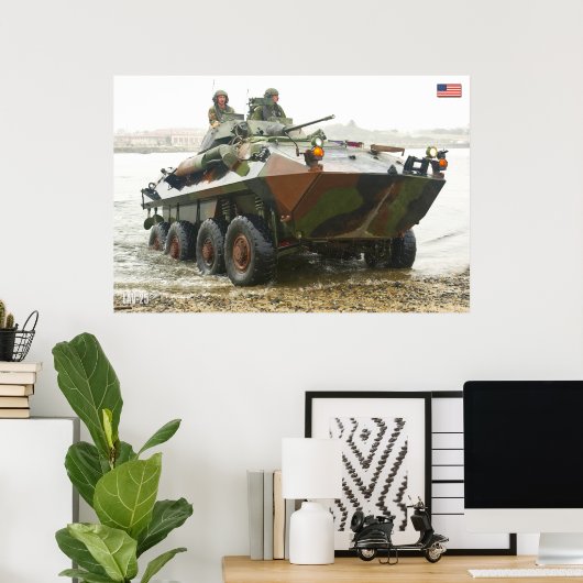 ARMORED PERSONNEL CARRIER - LAV-25 POSTER (Thuiskantoor)