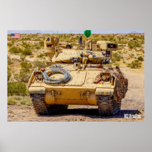 ARMORED PERSONNEL CARRIER - M2 Bradley Poster
