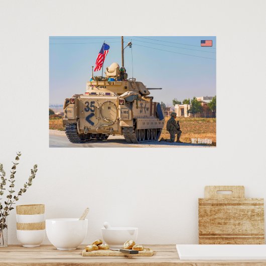 ARMORED PERSONNEL CARRIER - M2 Bradley Poster (Keuken)