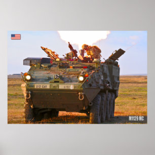 ARMORED PERSONNEL CARRIER - Stryker Poster