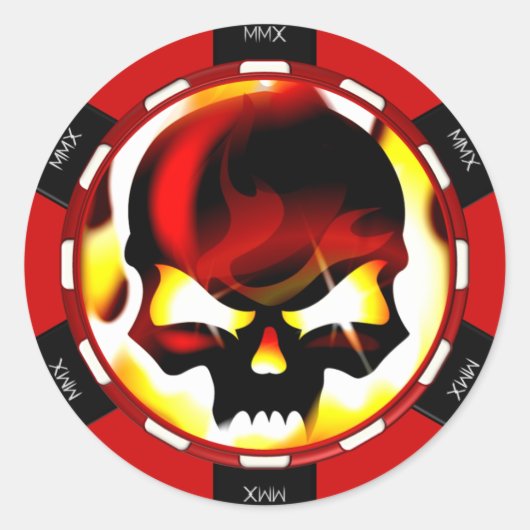 Armored Theory Poker Chip Stickers (Voorkant)