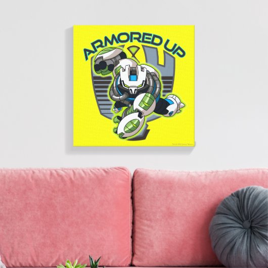 Armored Up - Omni-Kix Slapback Canvas Afdruk (Insitu (Woonkamer))